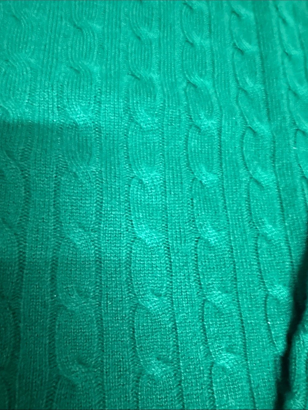 J. Crew Men's Cable Knit Crewneck Sweater - 100% Cashmere!!